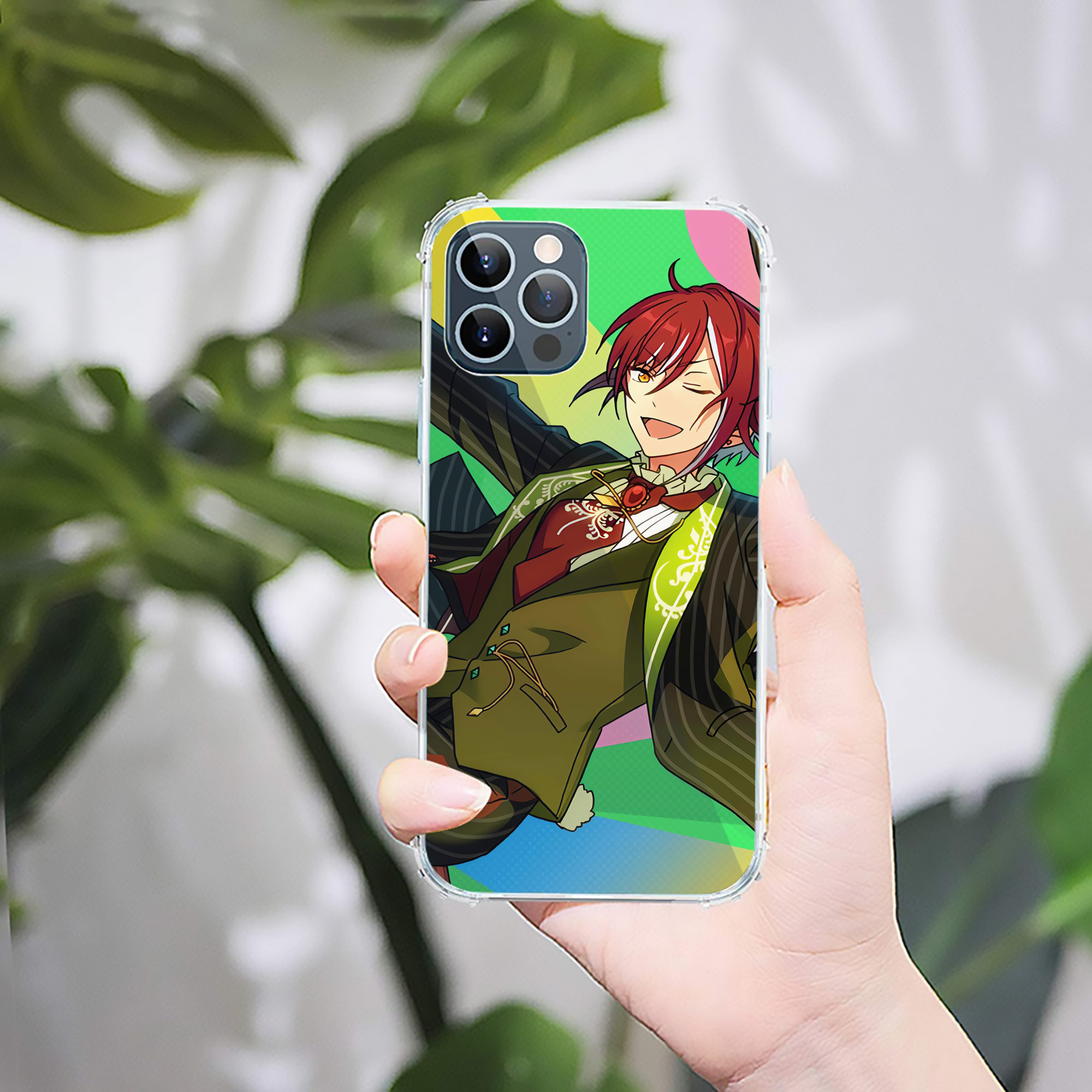 （画像用） あんさんぶるスターズ! Ensemble Stars 【iPhone 12シリーズ対応】透明スマホケース（クリアソフトケース）